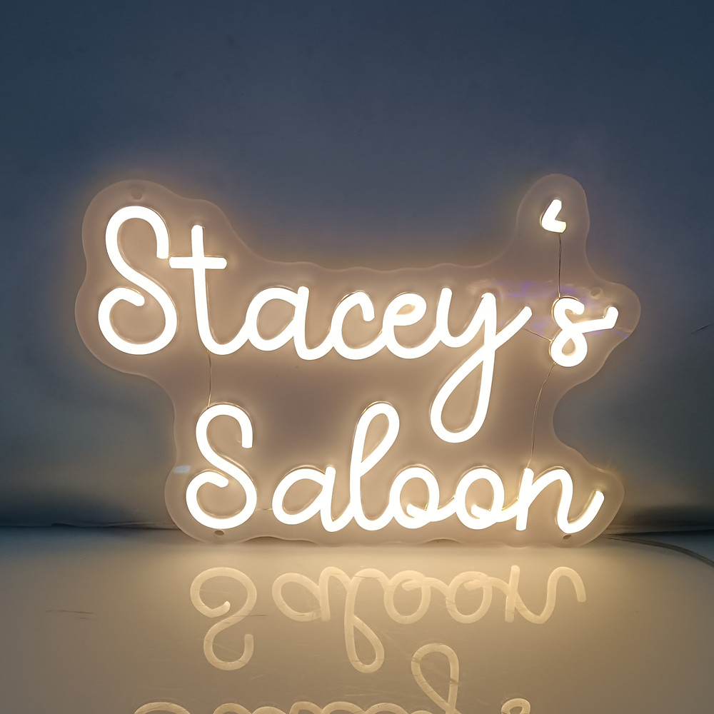 Neon Sign Custom Led - パーソナライズされたLEDネオンサイン、カスタムテキストネオンライト、バー、コーヒーショップ、店舗装飾、屋外/屋内ビジネス用ネオンサイン