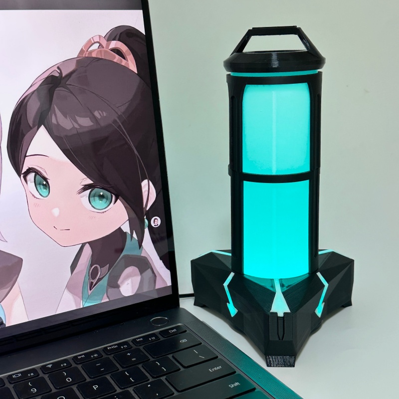 Lighting Room Decor Items - Valorant クリエイティブ周辺スパイクライト雰囲気ライトカラフルなライトボックスルーム寝室漫画装飾ギフトおもちゃ