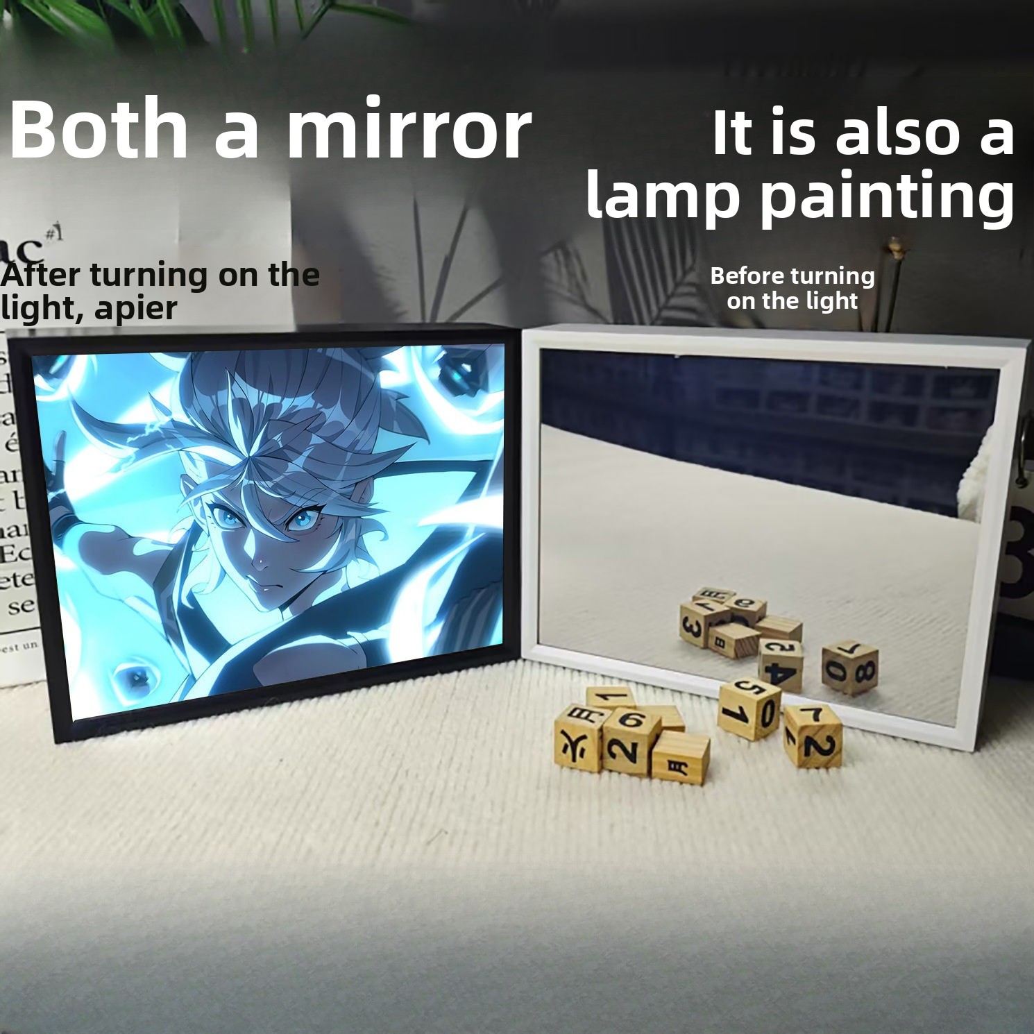 Lighting Room Decor Items - 2026年新作クリエイティブペイント契約アクリルルームデコレーションファンフェスティバル雰囲気ダークアートアニメモデル玩具ギフト