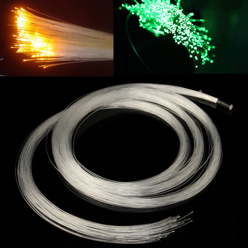 Restaurant Lighting Decoration - 10~50個 1.5mm(直径) エンドグローPMMA光ファイバーケーブルF/ホームレストランカーSKY DIY LEDスターシーリングRGB照明装飾