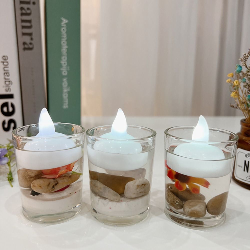 5個入り ディワリ ディヤ LEDライト 水上に浮かぶ 電気 - Lighting Decoration For Diwali のレビューと価格