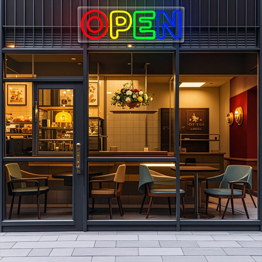 オープンLEDネオンサインライト営業時間サイン、カフェ、バー - Decor Lighting Opening Hours のレビューと価格