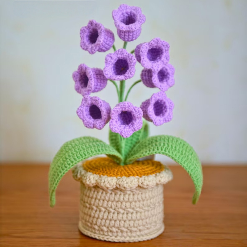 9つの輝くスズランの鉢植えの装飾品、温かみのある家の装飾、手 - Lighting Home Decor Products のレビューと価格