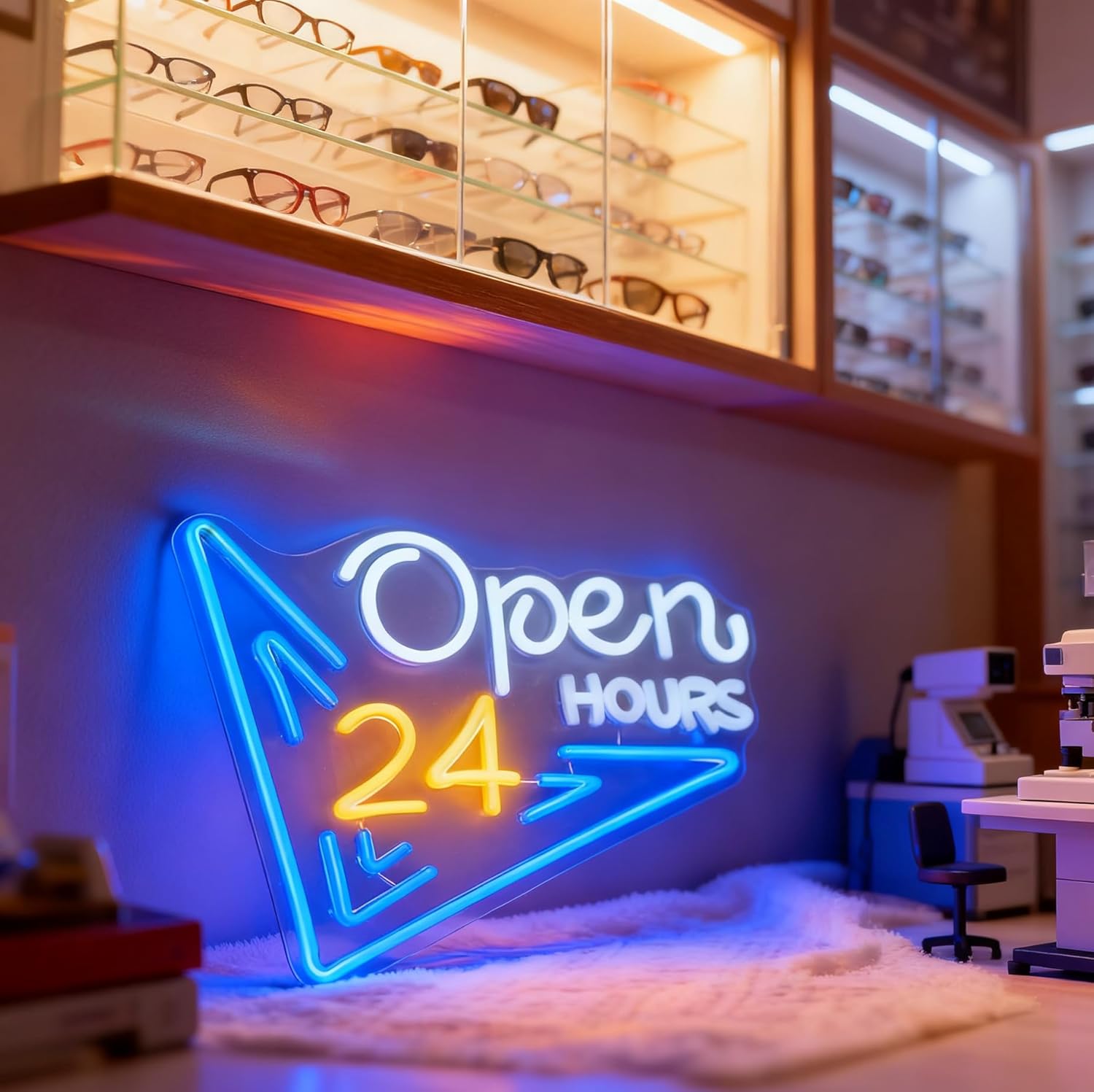    24時間オープンネオンサインUSB電源手作りLEDラ - Decor Lighting Opening Hours のレビューと価格