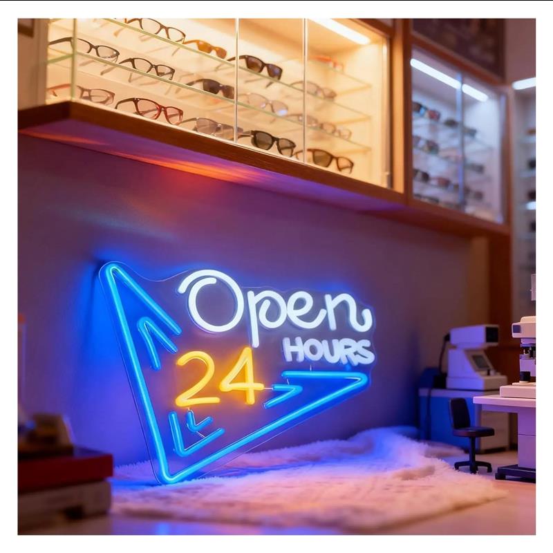 オープン24時間ネオンサインUSB電源LEDライトバー美容院 - Decor Lighting Opening Hours のレビューと価格