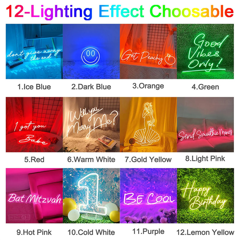 カスタムネームネオンサイン調光可能なLEDライト、寝室、自宅 - Neon Sign Custom Led のレビューと価格