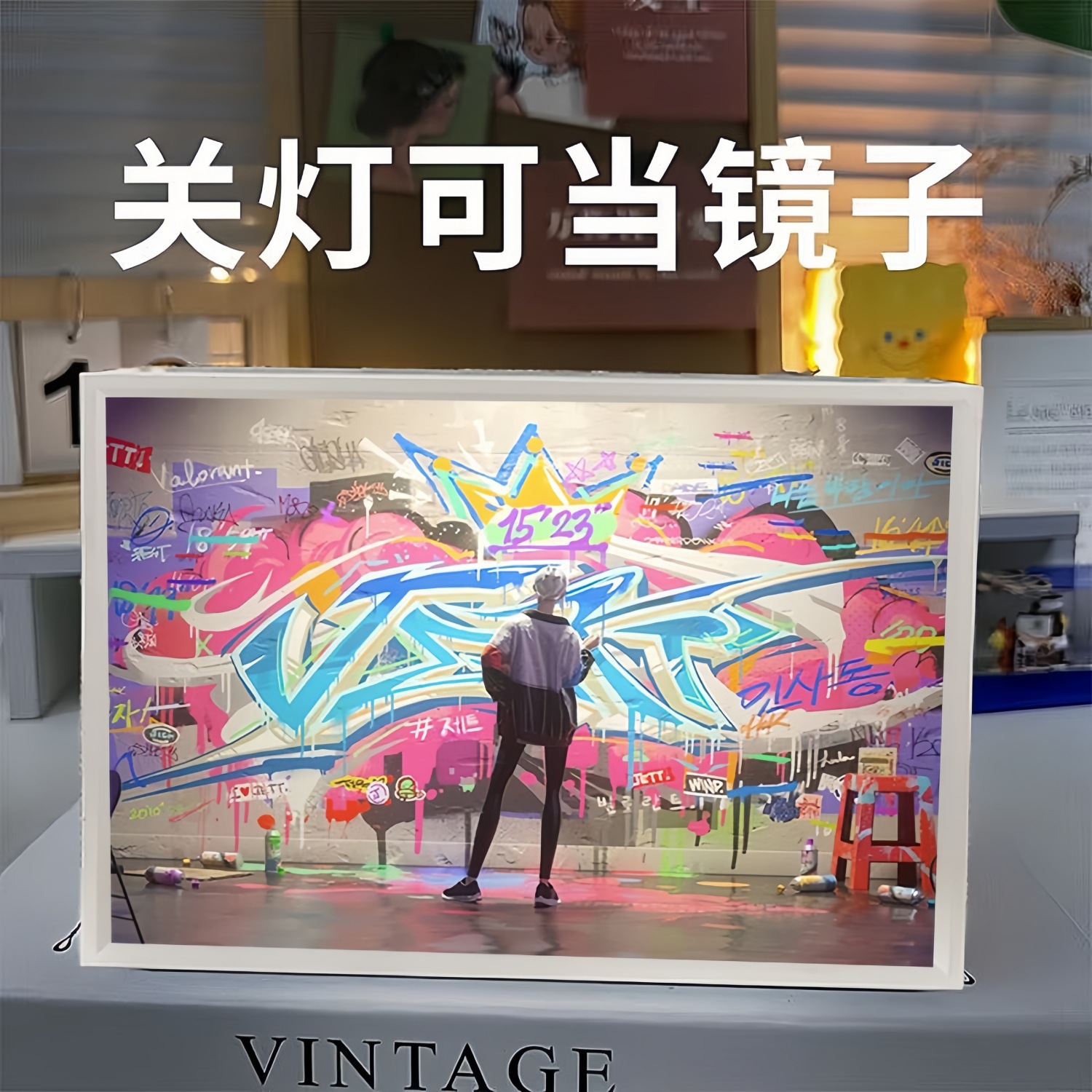 2026年新作クリエイティブペイント契約アクリルルームデコレ - Lighting Room Decor Items のレビューと価格
