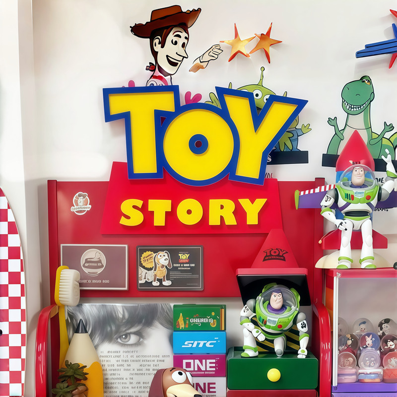 トイストーリー 3Dロゴ看板漫画キャラクターナイトライトルー - Lighting Home Decor Products のレビューと価格