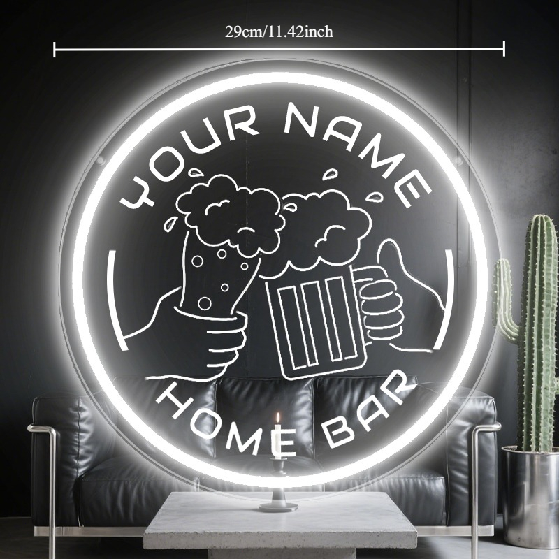 乾杯ロゴ付きカスタムLEDネオンサイン - パーソナライズさ - Neon Sign Custom Led のレビューと価格