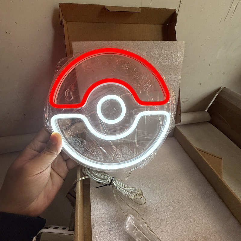 20×20cm アニメUSBクリエイティブ壁飾り雰囲気発光ポ - Lighting Room Decor Items のレビューと価格