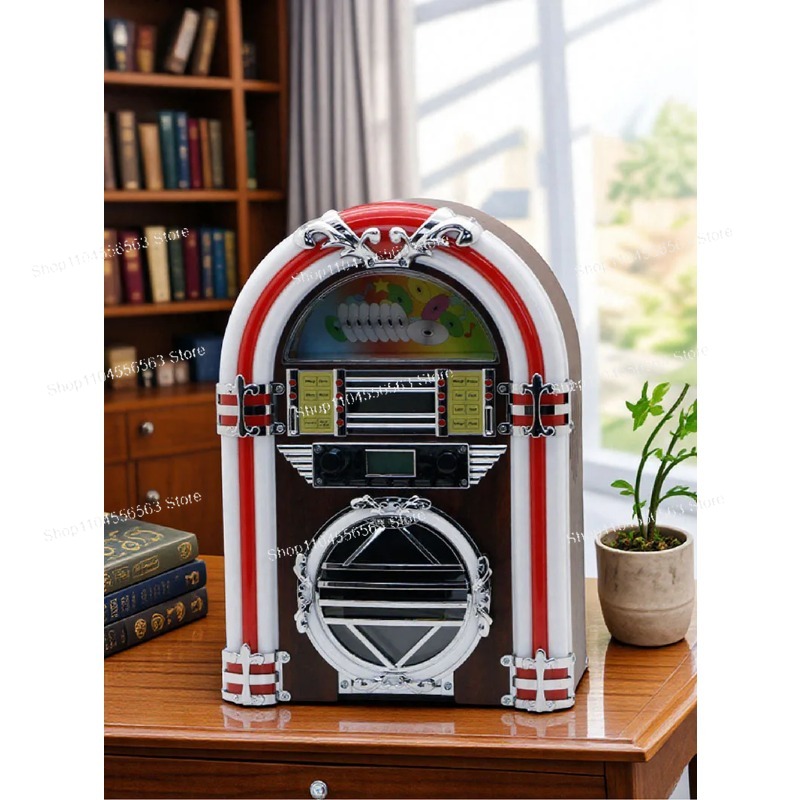 アメリカンレトロ Bluetooth CD ジュークボックス - Restaurant Lighting Decoration のレビューと価格