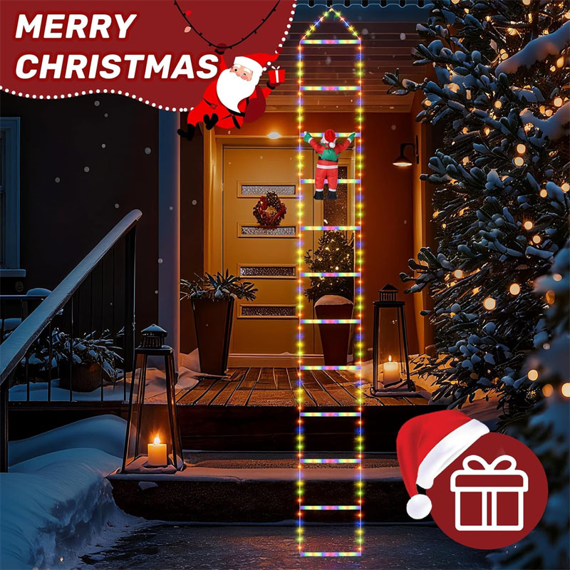 LEDクリスマスライト クリスマス装飾用はしご型ライトストリ - Lighting Decoration Outdoor のレビューと価格