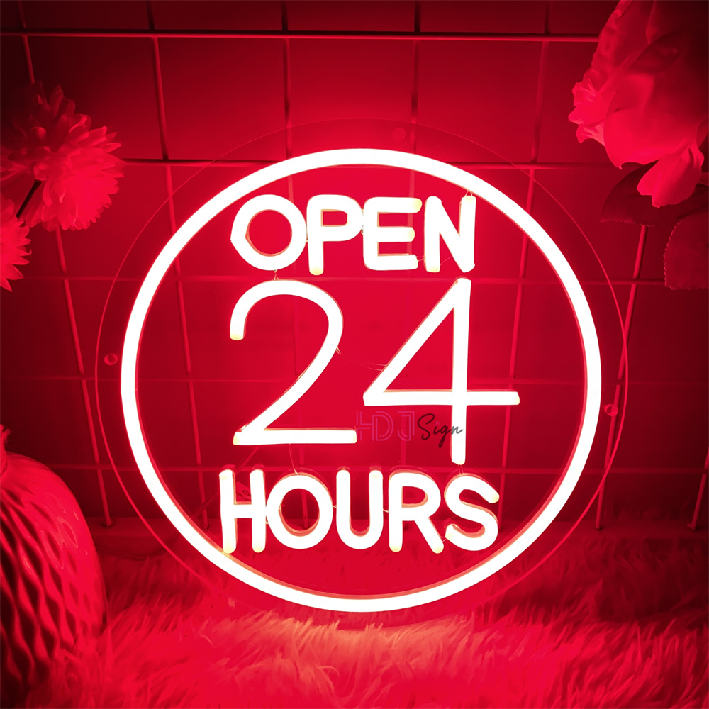 ネオンLEDサイン 開店24時間 コーヒーバー ネオンLED - Decor Lighting Opening Hours のレビューと価格