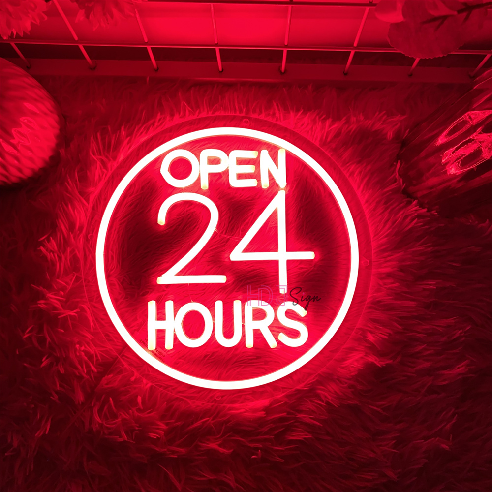 ネオンLEDサイン 開店24時間 コーヒーバー ネオンLED - Decor Lighting Opening Hours のレビューと価格