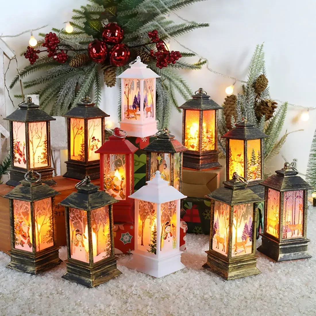 クリスマスホームデコレーション製品 クリスマスLEDランタン - Lighting Home Decor Products のレビューと価格