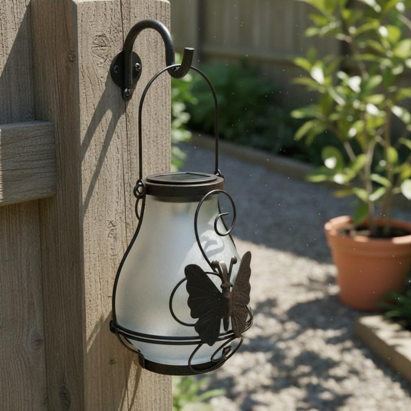 ソーラーバタフライランタン 防水バタフライソーラーランタン  - Lighting Decoration Outdoor のレビューと価格