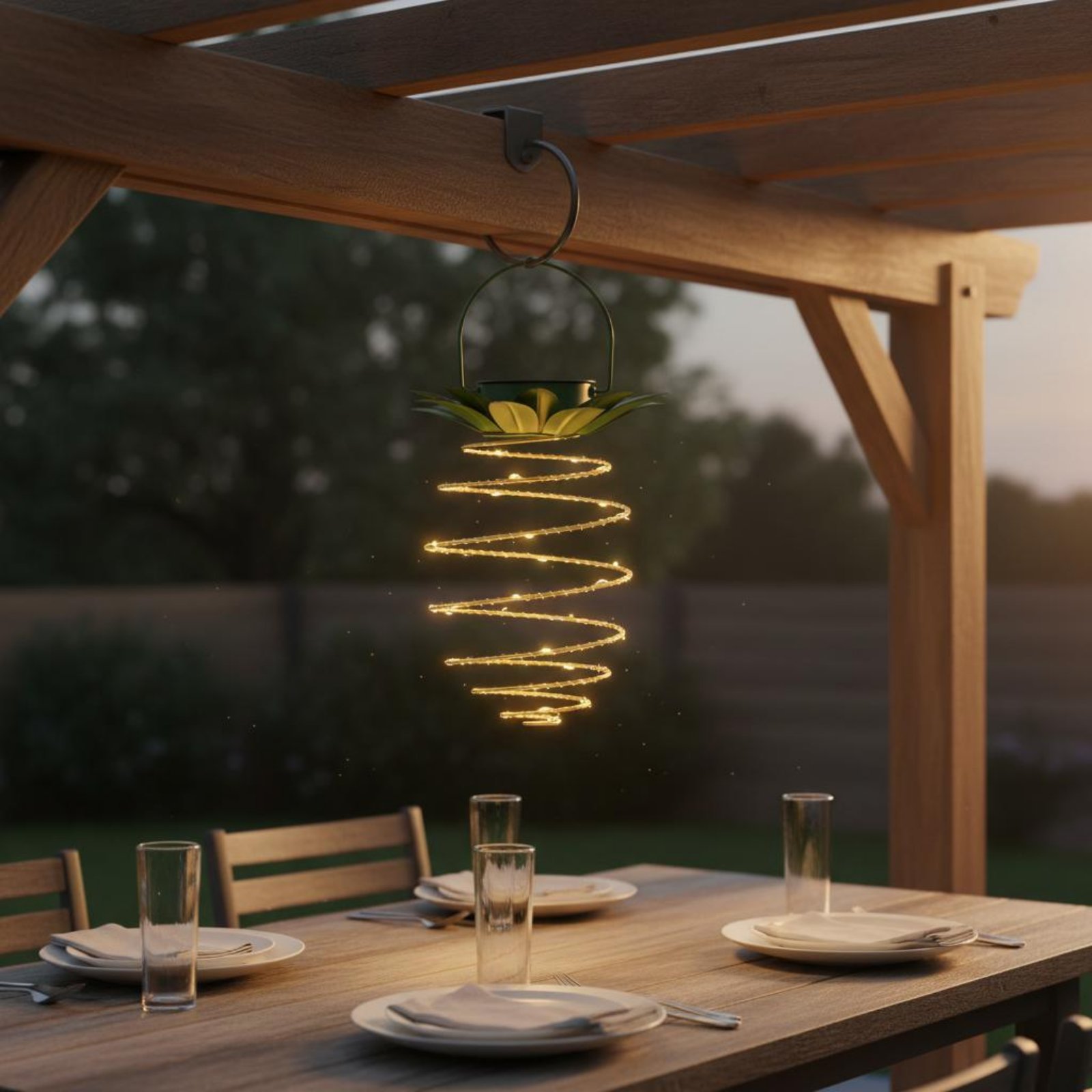 2個入り ソーラーパイナップルランプ 防水パイナップルハンギ - Lighting Decoration Outdoor のレビューと価格