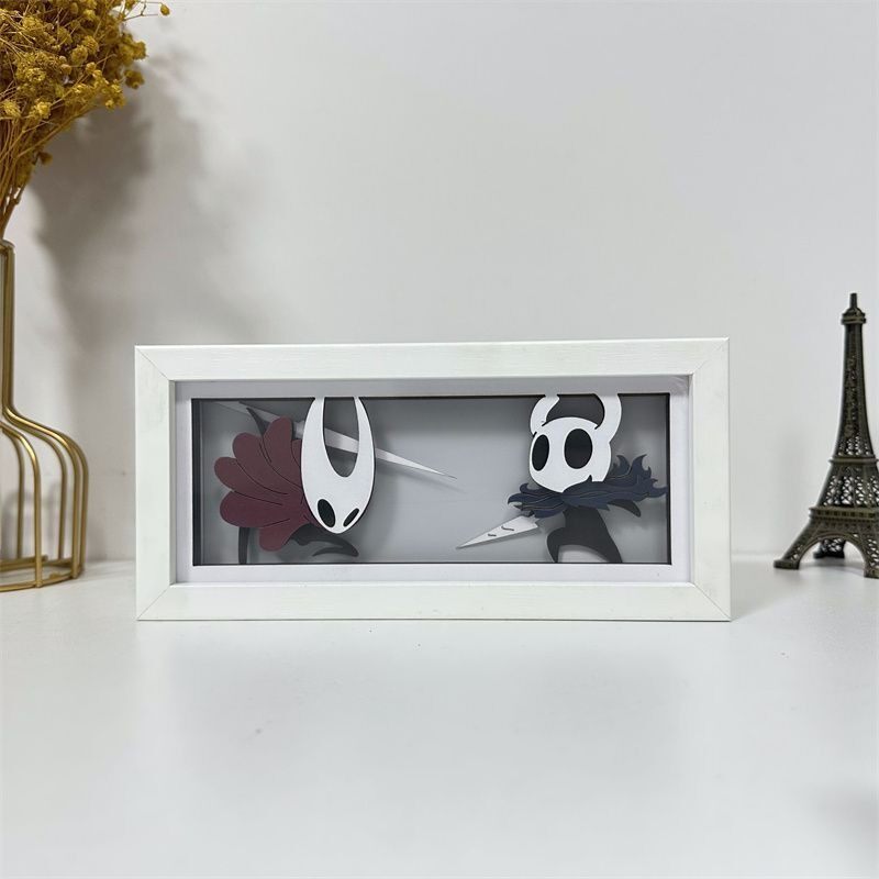 ホロウナイト ペーパーカットライトボックス LEDナイトライ - Lighting Room Decor Items のレビューと価格