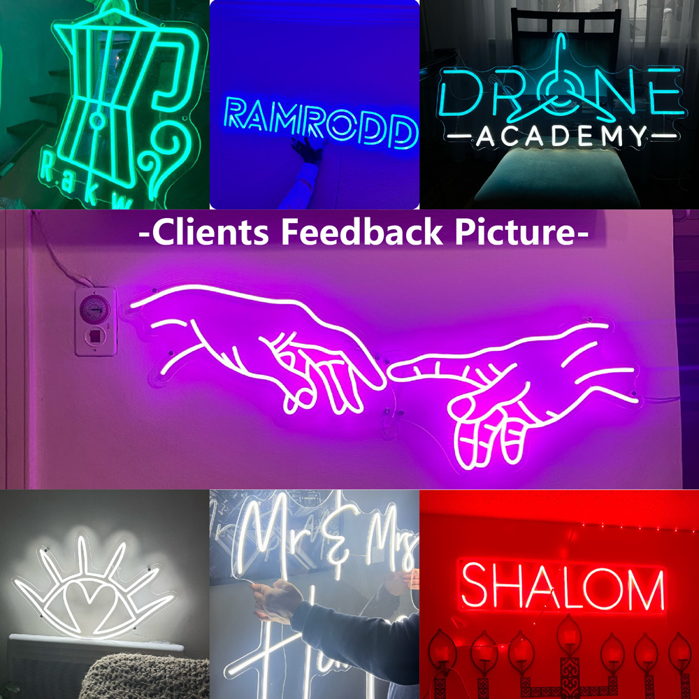 カスタムLEDネオンサイン、お部屋のインテリアに、誕生日、結 - Neon Sign Custom Led のレビューと価格