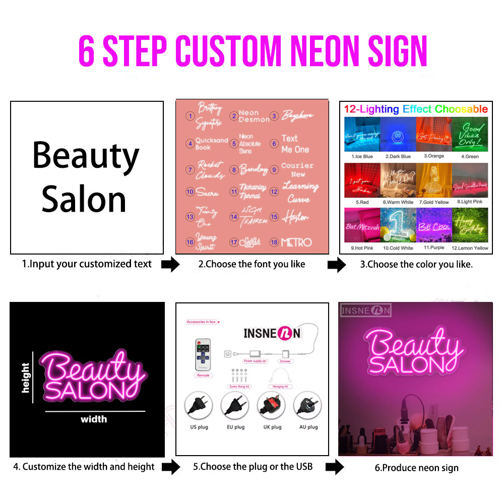 カスタムLEDネオンサイン LEDライト パーソナライズされ - Neon Sign Custom Led のレビューと価格