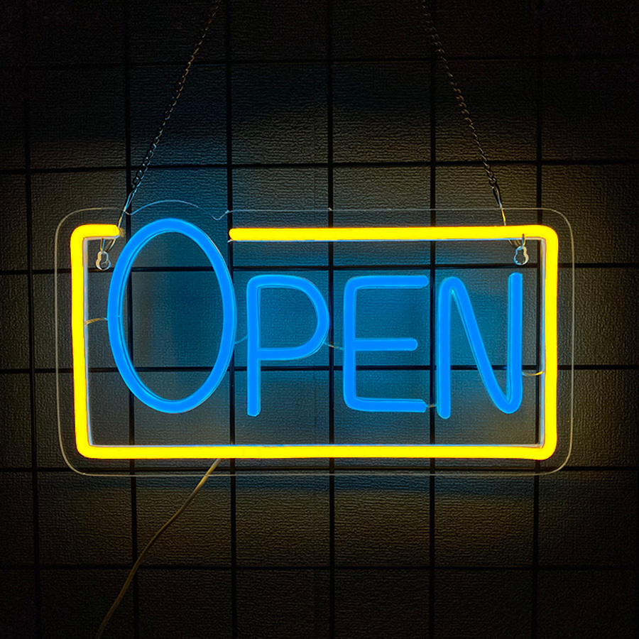 24時間営業のLEDネオンサイン、壁掛け用の超高輝度ビジネス - Decor Lighting Opening Hours のレビューと価格