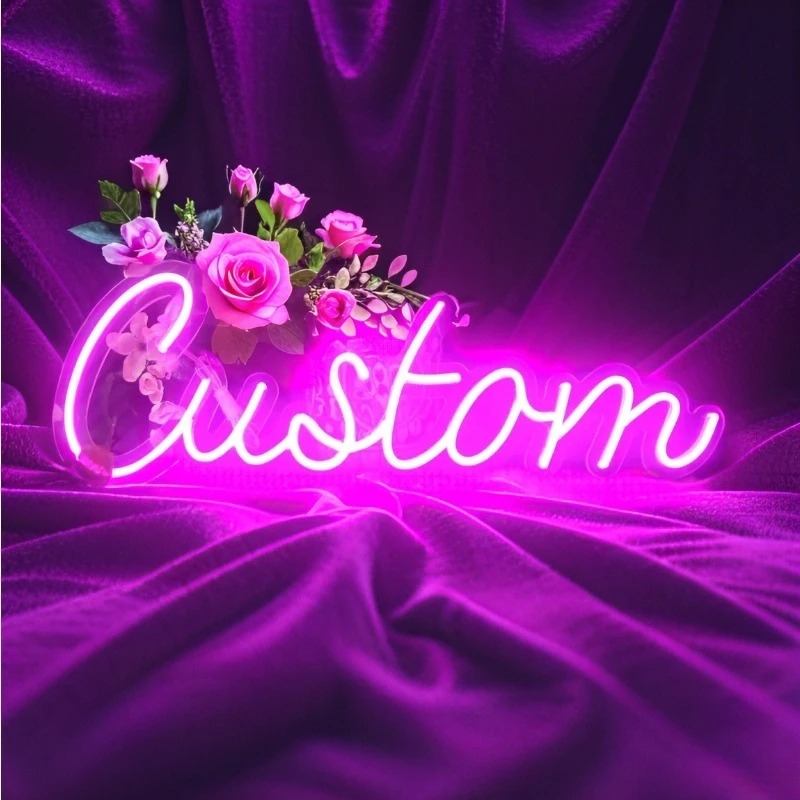カスタムネームネオンサイン - USB調光可能なLEDライト - Neon Sign Custom Led のレビューと価格